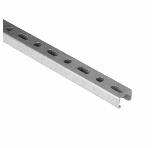 Stück - C Montageschiene Profil 27/18 2.000mm - Sonstige Elektroinstallationsartikel, verzinkt für optimalen Korrosionsschutz und vielseitig einsetzbar in Sanitär, Heizung, Klima und Elektro.
