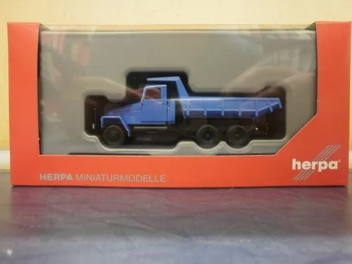 Herpa LKW IFA G 5 Muldenkipper blau 307581