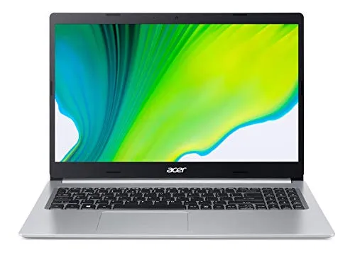 Acer Aspire 5 (A515-54-P1VY) - Multimedia Laptop mit Full-HD IPS Display - Elegantes 15,6 Zoll Laptop mit Intel Pentium Gold, 8 GB RAM und 256 GB SSD. Ideal für Multimedia und Casual Gaming dank gestochen scharfer Bilder und stabilen Farben.