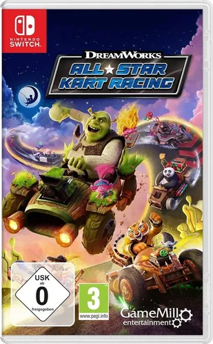 DreamWorks All-Star Kart Racing - Nintendo Switch - Rasantes Kart-Rennspiel für Nintendo Switch mit beliebten DreamWorks-Charakteren, ideal für Familien und Freunde.