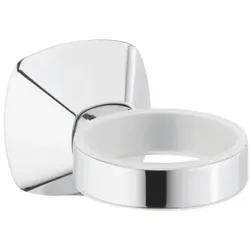 Keuco City.2 Halter 02750010000 ohne Glas, verchromt - Sonstige Badaccessoires: Hochglanzverchromter Glashalter mit modernem Design, passend für verschiedene Gläser. Ideal für ein stilvolles Bad!