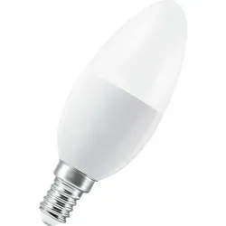Ledvance LED Smart+ Leuchtmittel Kerze 4,9W = 40W E14 matt 470lm Tunable White 2700K-6500K Dimmbar App Google Alexa WiFi