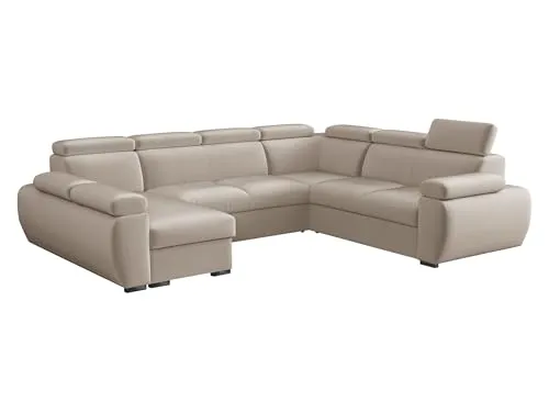 Mirjan24 Wohnlandschaft, Rechteckig, 325x98x260 cm - Sofas & Couches: Gemütliche Wohnlandschaft mit Schlaffunktion und zwei Bettkästen, ideal für Gästeübernachtungen und platzsparend.