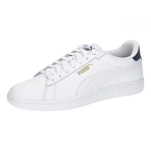 Puma Smash 3.0 L Unisex Sneaker - Stilvoll und Komfortabel - Herren-Sneaker mit Schnürung für perfekte Passform, PUMA Cat Logo und gepolstertem Schuhkragen für höchsten Tragekomfort.