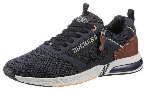 Dockers by Gerli Herren Low-Top Sneaker - Herren-Sneaker mit praktischem Reißverschluss, ideal für Freizeit und Alltag. Bequem und stylisch in Navy, perfekt für jeden Anlass.