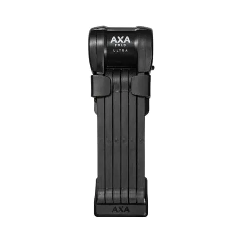 AXA 59831095KB Fold Ultra 90 Lock, Black, 90 cm