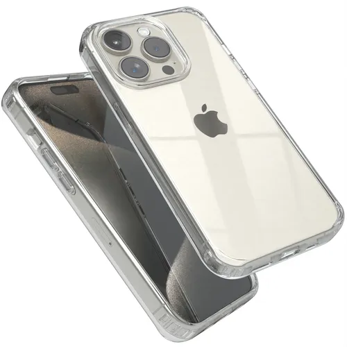 Für Apple iPhone 15 Pro durchsichtige Schutzhülle Handyhülle Cover Transparent