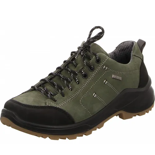 Jomos TREKKING Halbschuhe in Übergrößen Schwarz 462992 916 0052 - Schnürer für Herren in Übergrößen, aus atmungsaktivem Nubukleder mit robustem Nässeschutz – ideal für Outdoor-Aktivitäten und hohen Tragekomfort.