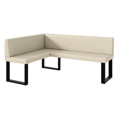 MEBLINI Eckbank für Esszimmer in weiß von MEBLINI