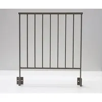 Produktbild Pertura Geländer-Komplettset Triton taupe G-Form Aluminium für Seitenmontage 1 m