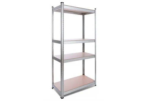 Arebos Schwerlastregal 160x80x40 cm – 320 kg Traglast, ideal für Werkstatt und Garage - Schwerlastregal mit 4 höhenverstellbaren Böden, perfekt für Werkstatt, Garage oder Keller. Hohe Tragkraft von 80 kg pro Boden und einfaches Stecksystem für eine schnelle Montage.