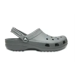 Crocs Classic Clog Sandale Slate Grau, Größe 38-39 - Badeschuhe mit individuellem Fußbett aus Croslite-Material für perfekten Komfort und Unterstützung, ideal für Strand und Boot.