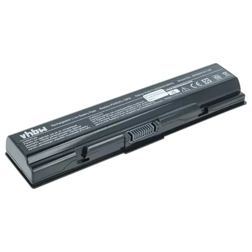 vhbw 1x Akku kompatibel mit Toshiba Satellite Pro L550-19T, L550-19D, L550-19E, L550-17V, L550-199 Notebook (4400 mAh, 10,8 V, Li-Ion)