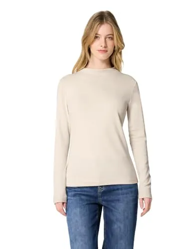 STREET ONE STUDIO Langarmshirt Turtleneck Beige 46 EU