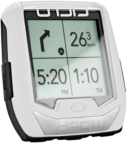 Ciclo, Fahrradcomputer, HAC 1.1 SPD, weiß/schwarz mit Navigation