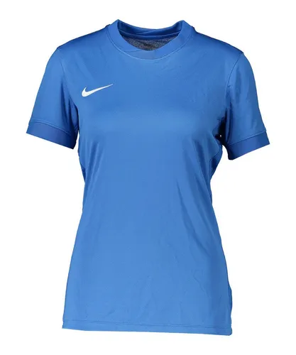 Nike Performance Strike IV Damen Fußballtrikot in Blau (Größe L) - Hochwertiges Damen Fußballtrikot aus 100% Polyester. Atmungsaktiv und perfekt für den Teamsport. Ideal für aktive Spielerinnen, die Stil und Funktionalität schätzen.