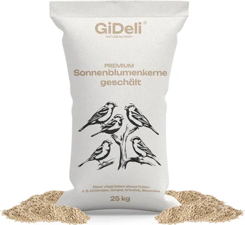 GiDeli Sonnenblumenkerne Geschält 25kg von Posh