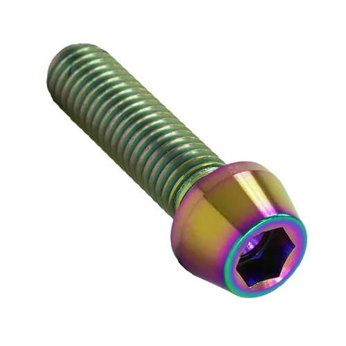 Titan M5x25 Schraube DIN 912 konisch ti tuning bike bolt cone hex neochrome