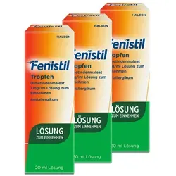 Fenistil Tropfen 60 ML - Linderung bei Allergien - Fenistil Tropfen, 60 ML, zur Unterstützung bei allergischen Reaktionen. Praktische Tropfenform für einfache Einnahme und schnelle Linderung von Beschwerden.