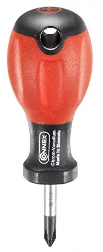 Connex cox352041 Vergaser-Schraubendreher PH 1 25 mm, silber/rot/schwarz