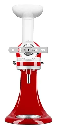 KitchenAid Zubehör Fleischwolf 5KSMFGCA - Fleischwolf für KitchenAid Küchenmaschine, ideal zum Zerkleinern von Gemüse und Fleisch, inklusive Spritzgebäckvorsatz in 5 Formen für vielseitige Kochmöglichkeiten.