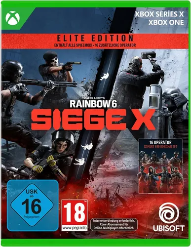 Rainbow 6 Siege X Elite Edition für Xbox One & Series X - Actionreicher Shooter für Xbox One und Series X|S, USK ab 18 Jahren, strategisches Gameplay und spannende Team-Missionen garantieren endlosen Spielspaß.