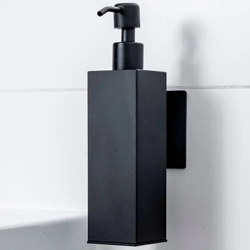 ELMOWO Seifenspender Edelstahl 220ml in schwarz von ELMOWO