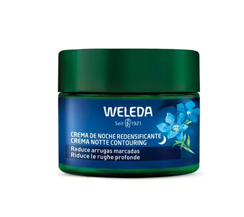 Crema Notte Genziana Weleda 40ml - Beruhigende Nachtcreme für eine regenerierende Hautpflege, ideal für empfindliche Haut und sorgt für ein strahlendes Morgenlicht.