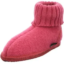 Haflinger Hüttenschuh Karl azalee EUR 38 - Haflinger Hüttenschuh aus hochwertigem Wollwalkstoff für Kinder. Atmungsaktiv, selbstreinigend und perfekt für warme Füße. Ideal für Kindergarten und Zuhause!