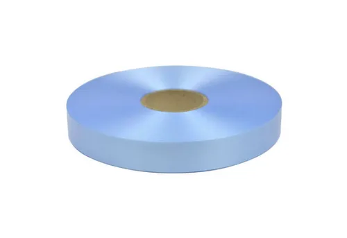 Star Geschenkband, Geschenkband Ringelband 19mm x 100m Rolle Hellblau