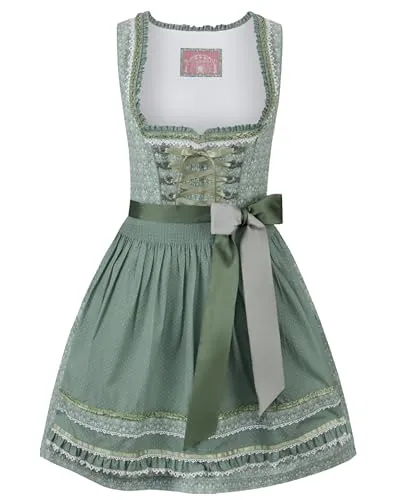 Stockerpoint Kim Damen Mini Dirndl, salbei in grün von Stockerpoint