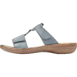 Rieker Damen Sandalen 60885 - Stylische Pantoletten für Damen mit optimalem Tragekomfort und flexibler Sohle, ideal für warme Sommertage.