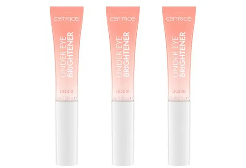 Catrice Augenpflege-Set Under Eye Brightener Liquid, 3-tlg., Roséton, aufhellend, leicht, glattes Finish