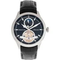 Heritor Automatikuhr Gregory Semi-Skelett mit Lederarmband