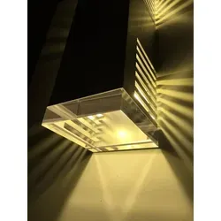 SpiceLED Lampenschirm ShineLED-Gläser-Update, SpiceLED-Wandleuchten weiß 10 cm x 10 cm