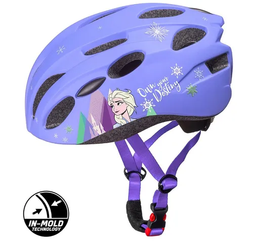 Disney Unisex Jugend Frozen Fahrradhelm, Violett, S - Fahrradhelme, original Lizenzware von Disney, verstellbar und belüftet für optimalen Tragekomfort, ideal für junge Frozen-Fans.