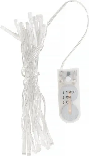 VBS Lichterkette Mini-LED-Lichterkette, mit Timer und Knopfzellen