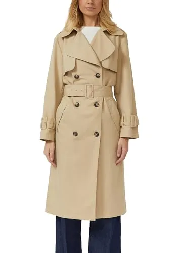 s.Oliver Leichter Trenchcoat aus Lyocell - Modischer Trenchcoat aus Lyocell im Relaxed Fit. Ideal für Outdoor-Anlässe, mit praktischen Gürtelschlaufen und Innentasche für zusätzlichen Komfort.
