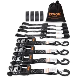 VEVOR 4er-Pack Spanngurte mit Ratsche, 5208 lbs