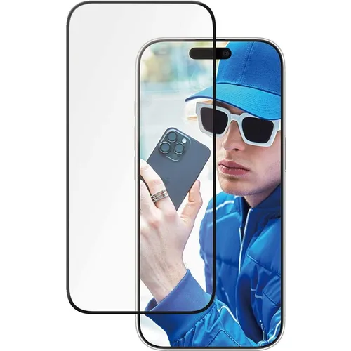 PanzerGlass Ceramic Displayschutz für iPhone 16 Pro - Ultra-Wide Fit - Schutzfolien iPhone mit kratzfester Keramik-Oberfläche für optimalen Schutz und perfekte Passform.