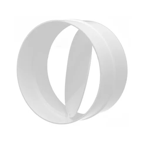 H&C VENT Wandflansch für Klima & Lüftungssystem (Ø 100mm, Mit Ventil, Rund) - Wand Flansch, Rohrverbinder & Wandanschluss - Schlauch Adapter für Abluftschlauch, Lüftungsschlauch, Klimaanlage