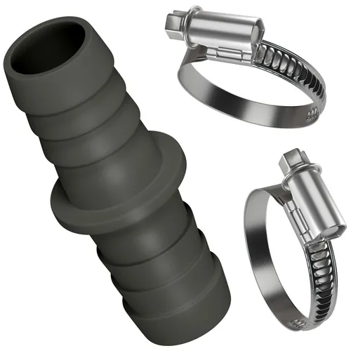 Verbindungsstück Verbinder + 2x Schlachschellen 18-28mm für Waschmaschine