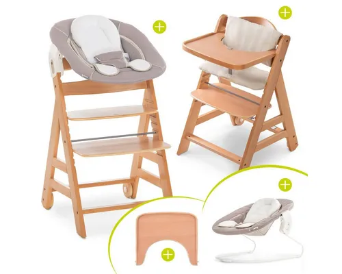 Hauck Hochstuhl Move Natur Newborn Set