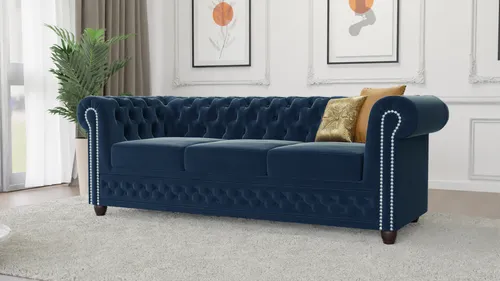 Sofas Blau von S-Style Möbel