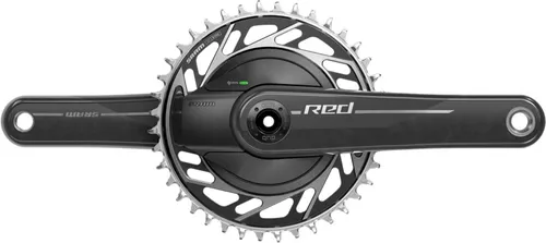 SRAM Red XPLR E1 Wide DUB Carbon Powermeter Kurbelgarnitur - Hochwertige 1x12-/1x13-fach Kurbelgarnitur mit 40 Zähnen und 165 mm Länge. Ideal für präzise Leistungsmessung und optimale Kraftübertragung beim Radfahren.