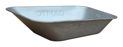 müba Mulde 100l für Allcar 100 - verzinkt und gelocht - Ersatzmulde für Schubkarre Allcar 100, verzinkt, gelocht und robust mit 0,9mm Blechstärke für hohe Langlebigkeit und Einsatzmöglichkeiten.