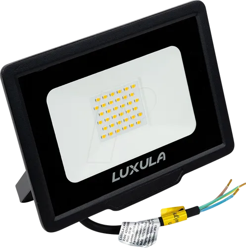 LUXULA LX400102 - LED-Flutlicht, 30 W, 3000 K, 3000 lm, IP65