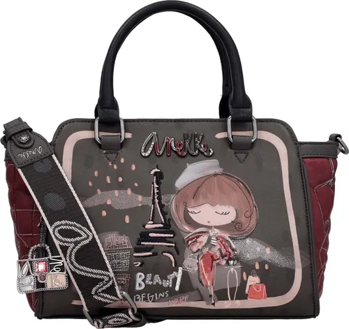 Anekke Mademoiselle Tasche Mehrfarbig - Umhängetasche mit Reißverschluss, zwei Tragehenkeln und mehreren Fächern für optimale Organisation - ideal für stilbewusste Frauen.
