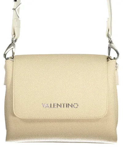 VALENTINO Alexia Summer Flap Bag Schultertasche Nat / Cremewhite - Elegante Schultertasche für Damen, ideal für die Freizeit. Mit verstellbarem Riemen und stilvollem Überschlagverschluss in Beige. Perfekt für jeden Anlass.