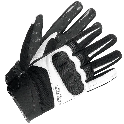 BÜSE Open Road Evo Crosshandschuh schwarz/weiß Gr. 13 in weiß von BÜSE